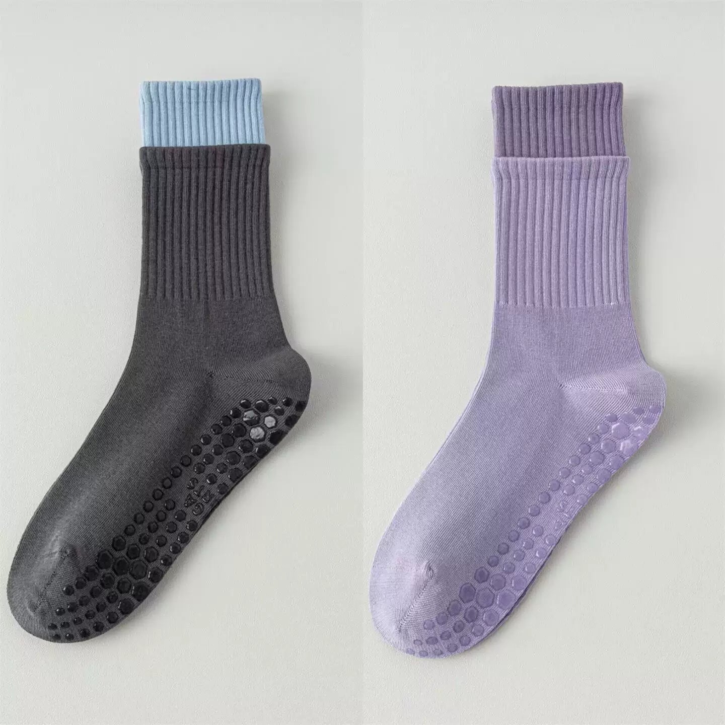 Hawecc | Women’s Non-Slip Split-Toe Socks for Pilates and Yoga