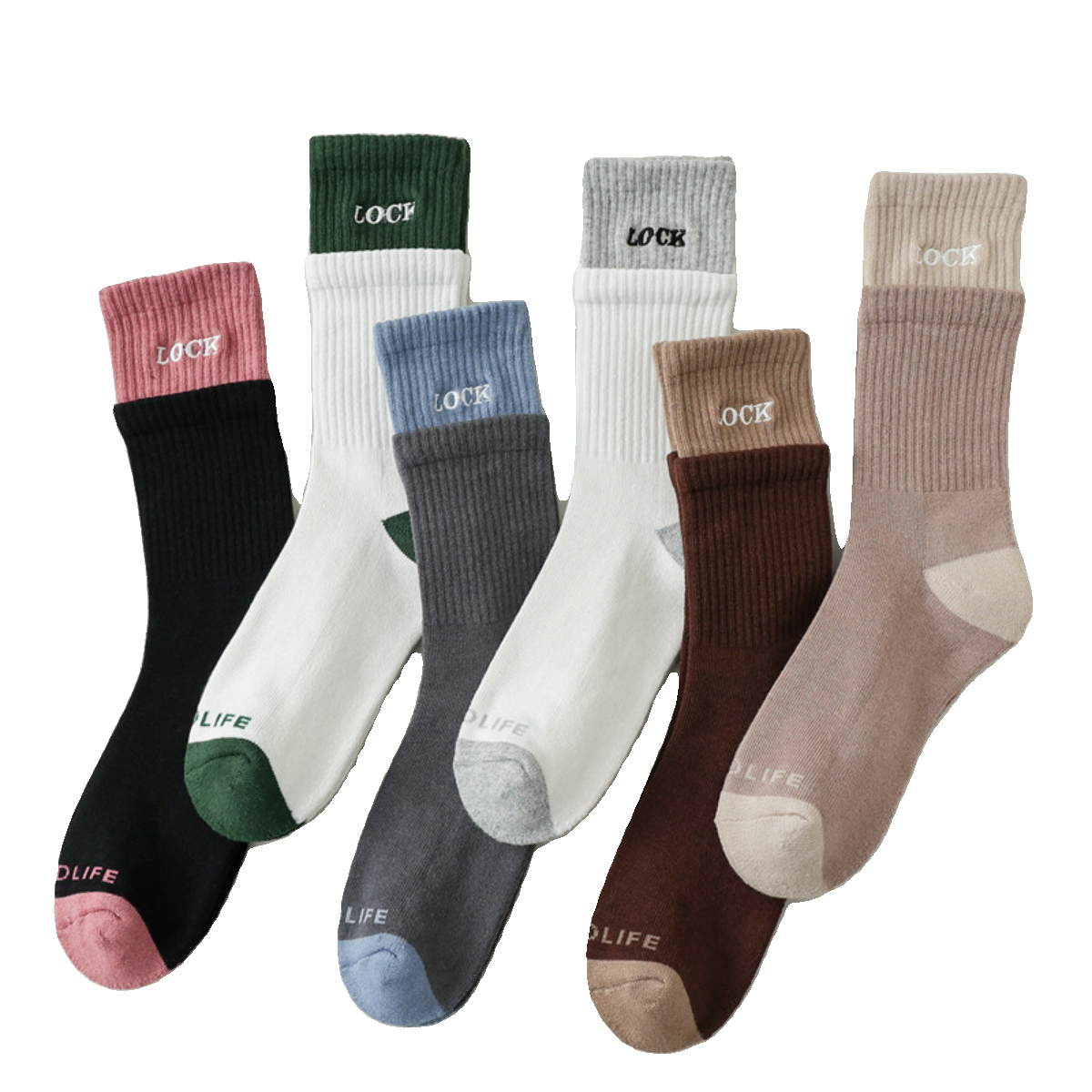 Hawecc | Mid-Calf Grip Socks for Women’s Pilates and Yoga