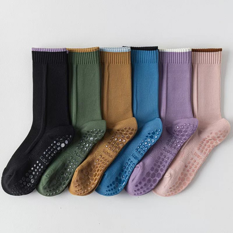 Hawecc | Indoor Yoga and Pilates Socks with Split-Toe