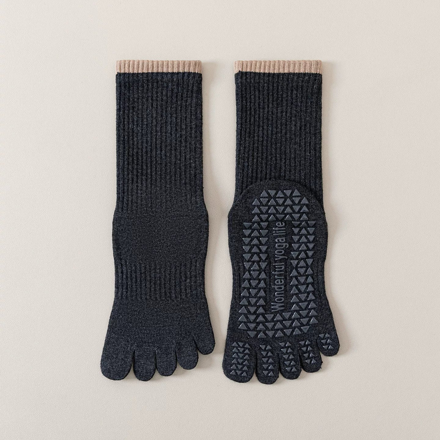 Hawecc | Women’s Indoor Fitness Socks with Split Toe