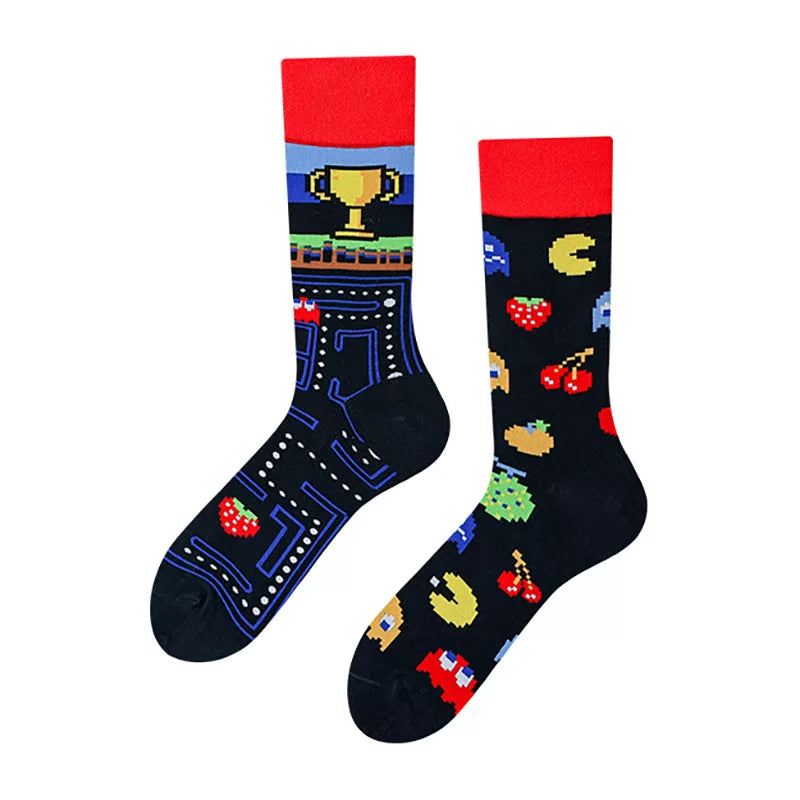 Hawecc | Mid-Calf Grip Socks for Indoor Home Practice