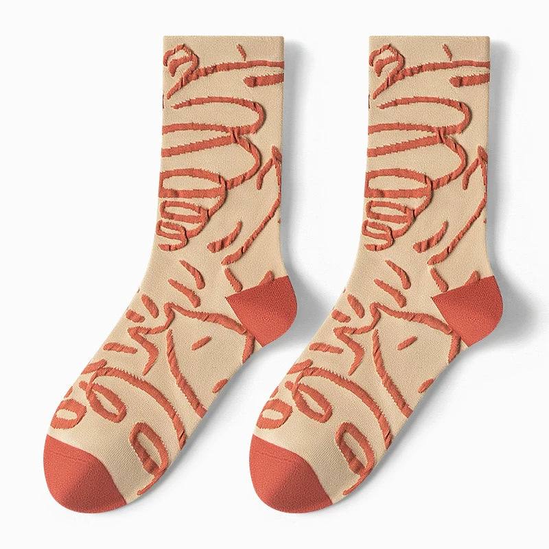 Hawecc | Women’s Indoor Split-Toe Mid-Calf Socks