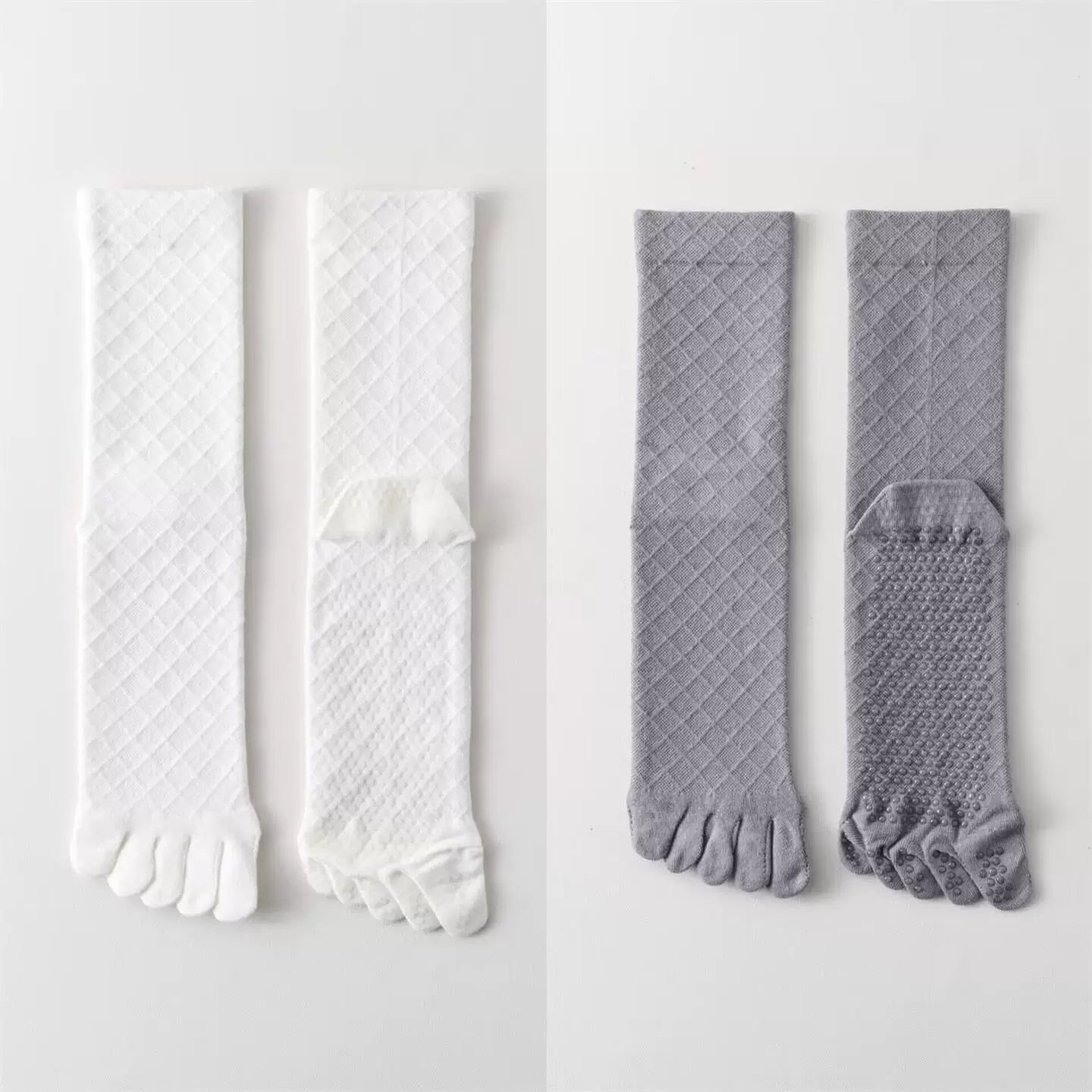 Hawecc | Mid-Calf Indoor Pilates and Yoga Socks