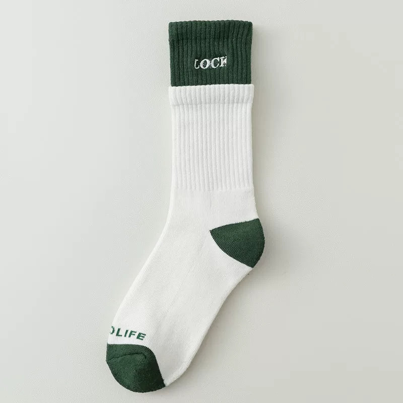 Hawecc | Mid-Calf Grip Socks for Women’s Pilates and Yoga