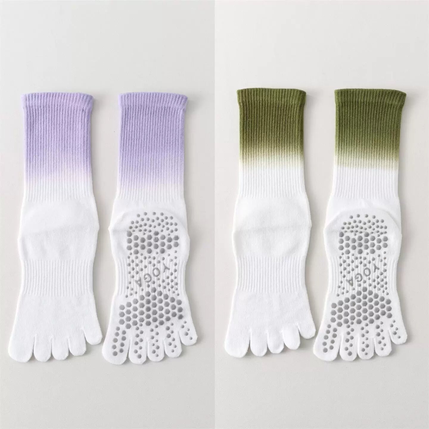 Hawecc | Women’s Non-Slip Split-Toe Fitness Socks