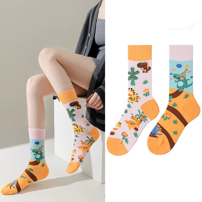 Hawecc | Mid-Calf Split-Toe Pilates and Yoga Socks