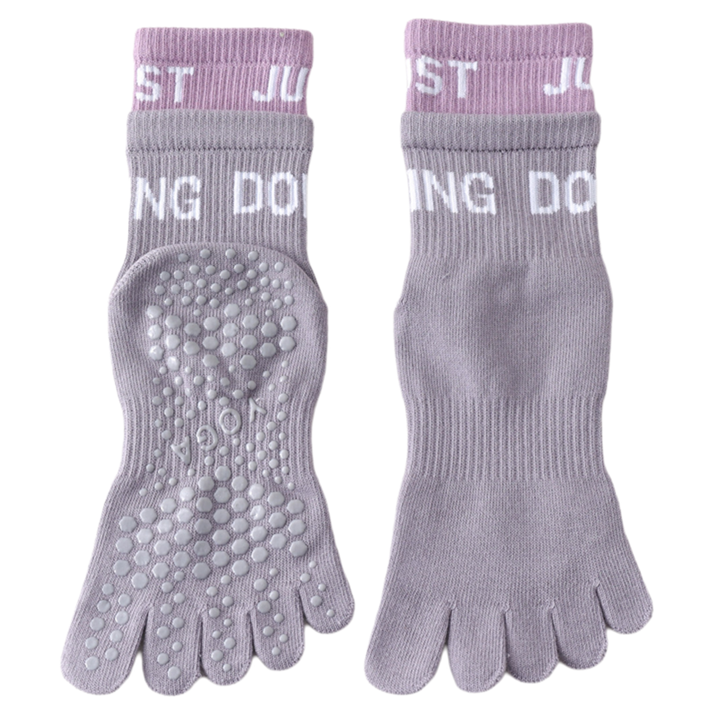Hawecc | Indoor Yoga and Pilates Socks with Split Toe for Women