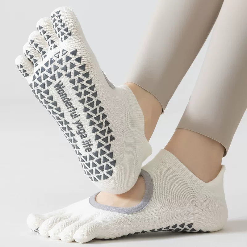 Hawecc | Professional Non-Slip Mid-Calf Pilates Socks
