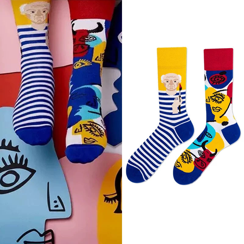 Hawecc | Mid-Calf Split-Toe Pilates and Yoga Socks