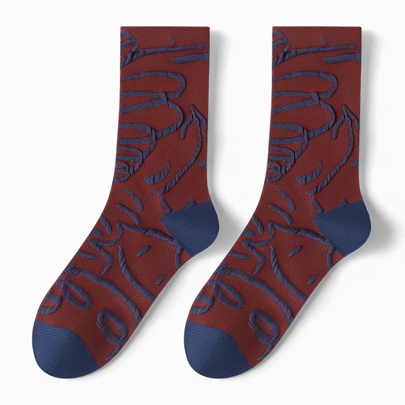 Hawecc | Women’s Indoor Split-Toe Mid-Calf Socks