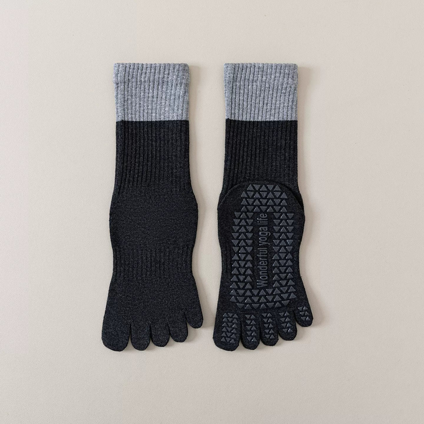 Hawecc | Non-Slip Pilates and Yoga Socks for Women’s Mid-Calf Comfort