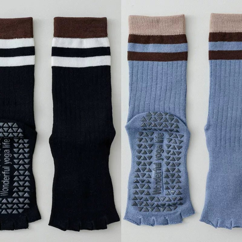 Hawecc | Women’s Professional Mid-Calf Socks for Indoor Floor Workouts