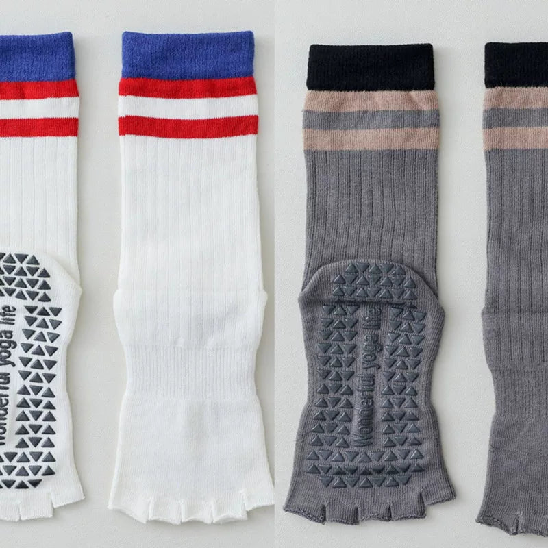 Hawecc | Women’s Professional Mid-Calf Socks for Indoor Floor Workouts