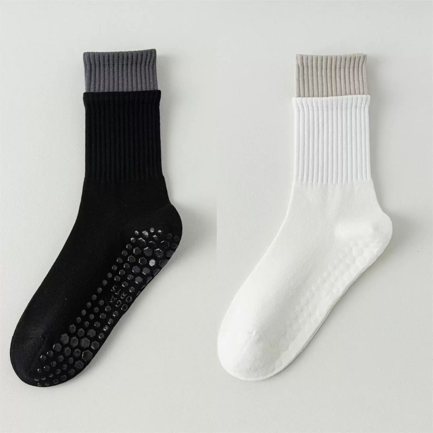 Hawecc | Women’s Non-Slip Split-Toe Socks for Pilates and Yoga