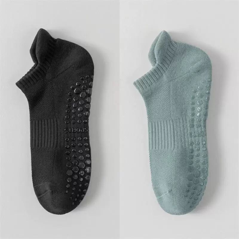 Hawecc | Women’s Mid-Calf Non-Slip Pilates and Yoga Socks