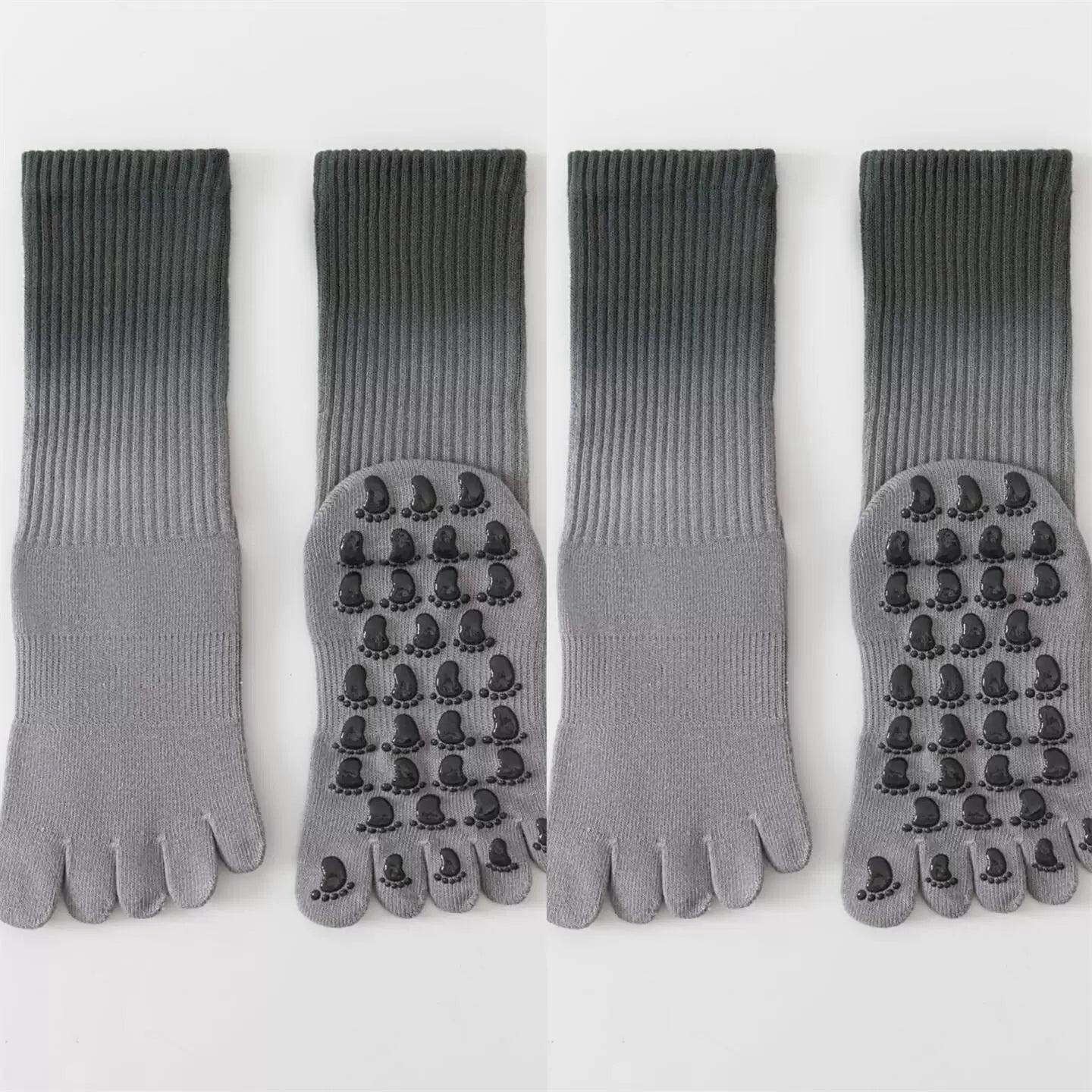 Hawecc | Mid-Calf Professional Yoga Socks for Women with Grip