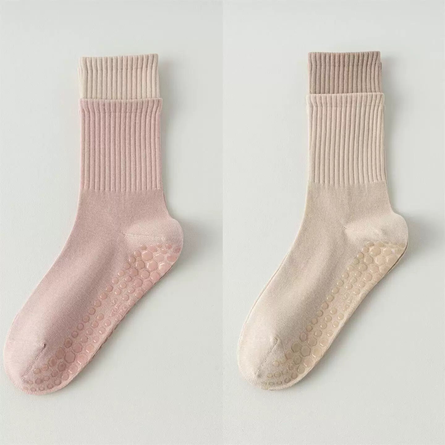 Hawecc | Women’s Non-Slip Split-Toe Socks for Pilates and Yoga