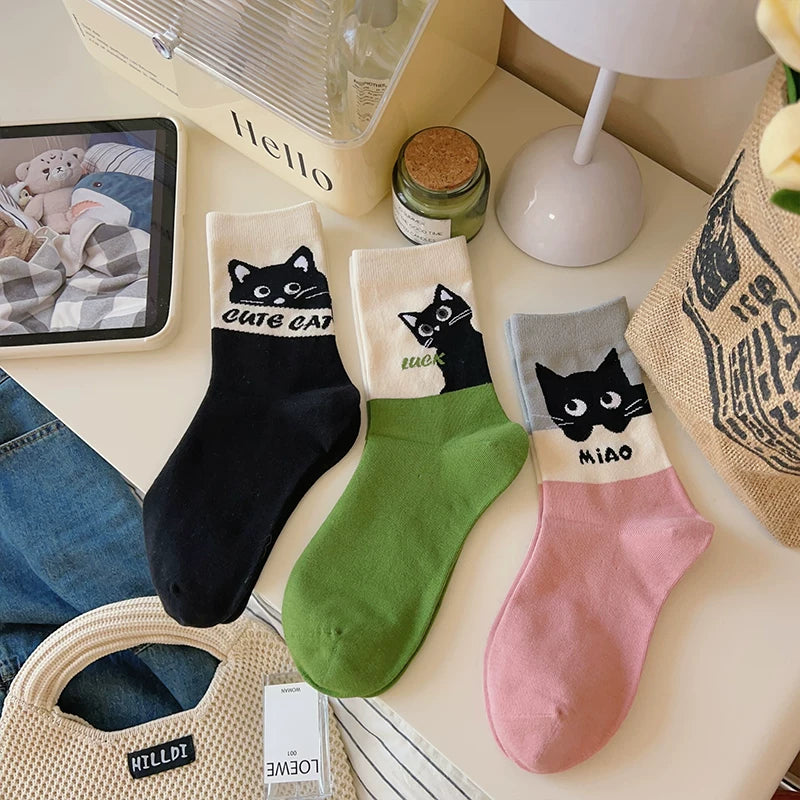 Hawecc | Mid-Calf Non-Slip Socks for Pilates and Yoga