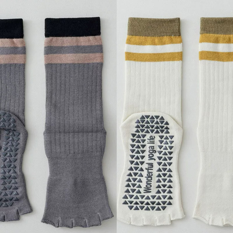 Hawecc | Women’s Professional Mid-Calf Socks for Indoor Floor Workouts