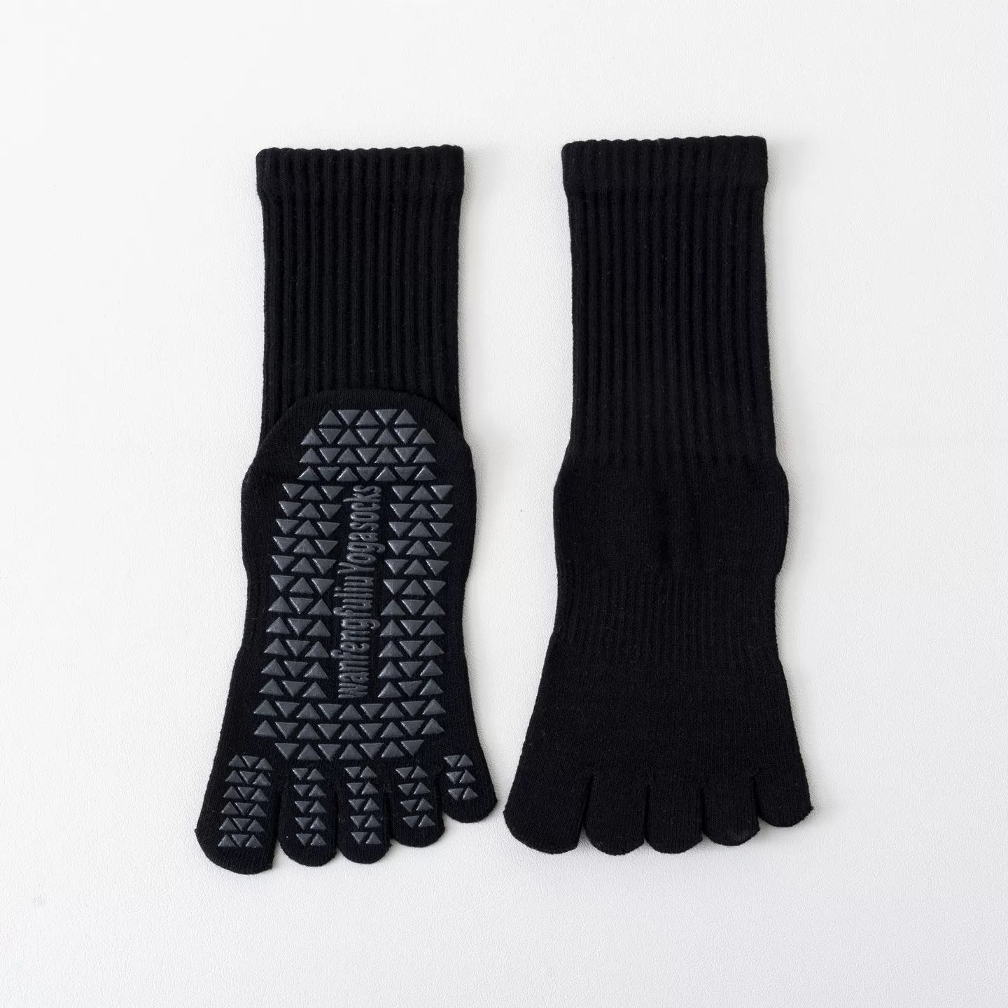 Hawecc | Indoor Fitness Socks for Women with Split Toe and Grip