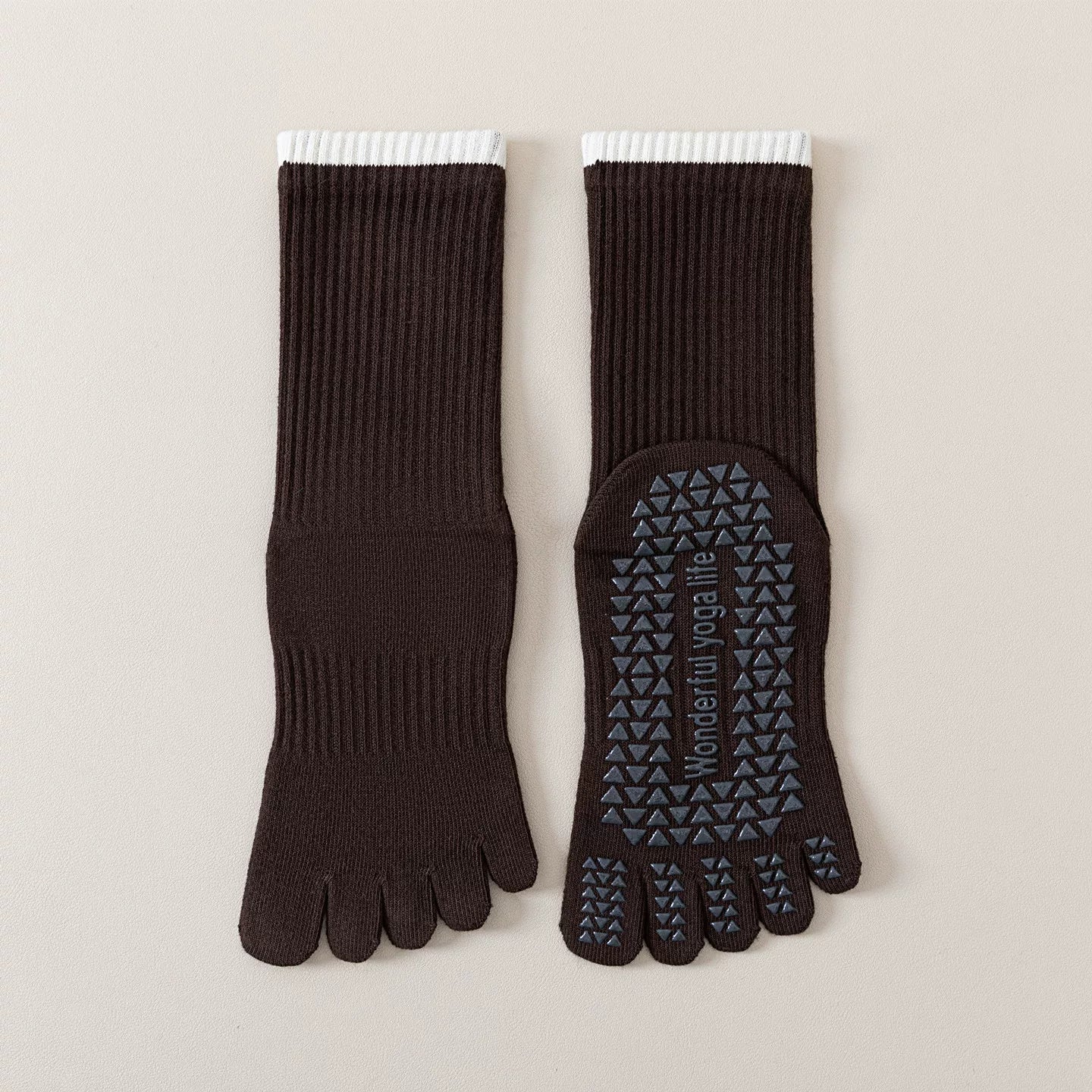 Hawecc | Women’s Indoor Fitness Socks with Split Toe