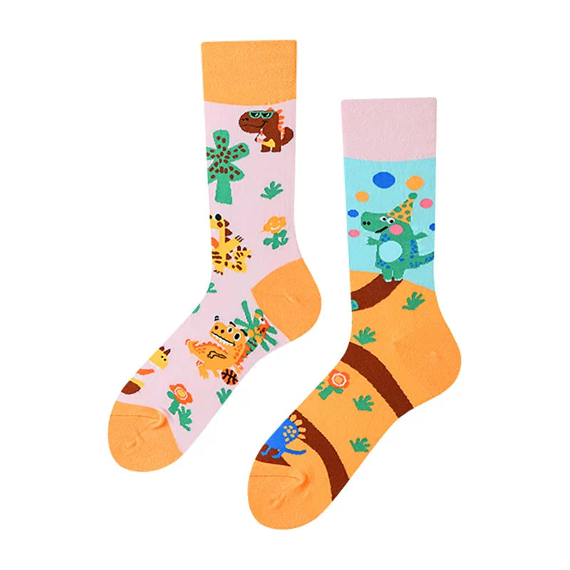 Hawecc | Mid-Calf Grip Socks for Indoor Home Practice